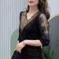 🔥2 pieces free shipping🔥【M-4XL】New versatile diamond lace blouse for all body types