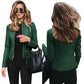 Women's autumn jacket in soft leather for everyday wear