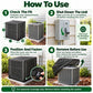 🎉 2026 Sale — Over 19,000 Sold! 💞 All-Season Air Conditioner Cover – Year-Round Shield 🌸