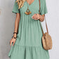 🎁Hot Sale 50% OFF⏳Retro V-neck Loose Casual Dress✨