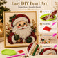 🎄✨DIY Christmas Pearl Kit – 5 festive designs, 3D raised beads & display frame included. A sparkling holiday masterpiece for your wall! 🖼️🎨