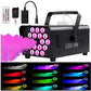 Portable Fog Machine with LED Lights & Remote Control