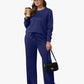 🎁2026 New Arrivals 50% OFF💥Women's Crew Neck Top & Drawstring Pants Set