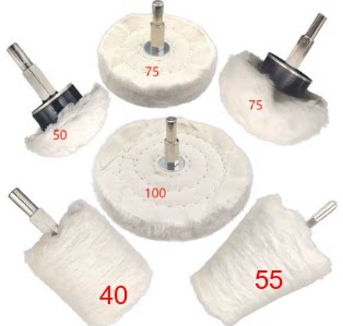 📢New Arrival!⚙️ White Cotton Flannel Buffing Wheel – Get a Mirror-Like Shine on Jewellery, Silver & Metal