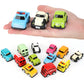 🚗🔥 60% OFF! Cartoon Mini Toy Car Set – Bright Colors, Smooth Rolling Wheels, Durable ABS for Kids Party Favors & Collectibles ✨