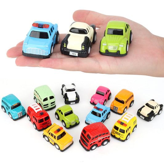 🚗🔥 60% OFF! Cartoon Mini Toy Car Set – Bright Colors, Smooth Rolling Wheels, Durable ABS for Kids Party Favors & Collectibles ✨