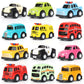 🚗🔥 60% OFF! Cartoon Mini Toy Car Set – Bright Colors, Smooth Rolling Wheels, Durable ABS for Kids Party Favors & Collectibles ✨