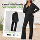 ☁️49% OFF!👍Women's 2 Piece Sets Outfits Casual Long Sleeve Sweatsuits Sets