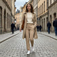 ⏳LIMITED OFFER 70% OFF🌞Women’s Fitted High-Waisted Zip-Pocket Trousers - 👖Lightweight, Breathable, Soft 26"/27" Ankle Pants with Zipper Pockets