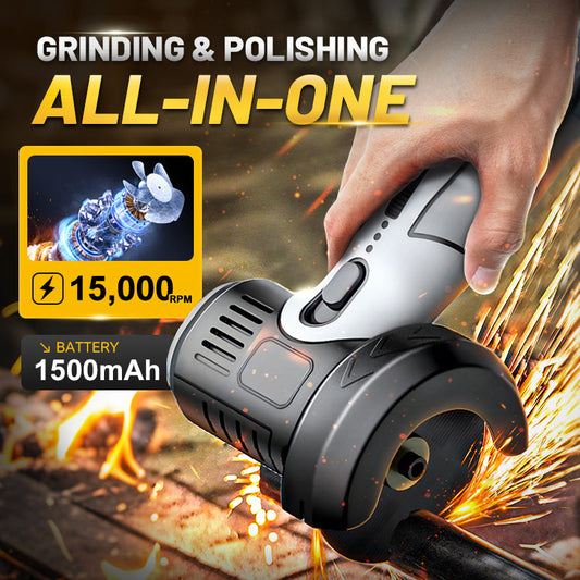 ⚙️ LIMITED-TIME 50% OFF! 🔧 12V Cordless Mini Angle Grinder – 3 in 1 Cut Grind Polish, DIY Compact Tool ✨