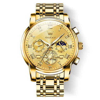 Luxury Design Dodecagon Quartz Watch New Multifunctional Men's Wristwatch