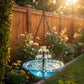 ☀️ LIMITED-TIME 50% OFF! 🐦 Solar Cascade Hanging Bird Bath Fountain – Wire-Free, Cascading Water, Garden Decor ✨