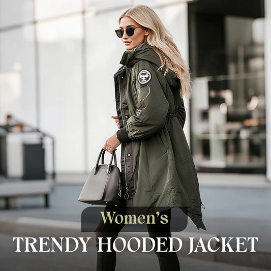 💜 LAST DAY OF OFFER - 55% OFF 💜Women's long-sleeved hooded jacket