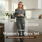 🎁2026 New Arrivals 50% OFF💥Women's Crew Neck Top & Drawstring Pants Set