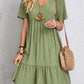 🎁Hot Sale 50% OFF⏳Retro V-neck Loose Casual Dress✨
