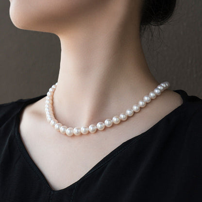🔥The Best Christmas Gifts +Gift Box (Free) 🎁 AAAA Pearl Necklace