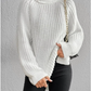 🔥Buy 2 free shipping🔥Cotton Turtleneck Raglan Sleeve Split Hem Sweater(50% OFF)