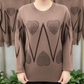 Heart Three Quarter Sleeve Top