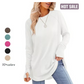 🍂🔥Women's Casual Long Sleeve Round Neck Top