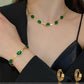 🔥Ultimate Elegance--Jade bracelet, earrings and necklace set