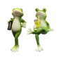 🐸 Frog Flower Pot Hanger Ornament🍷