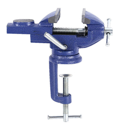 🔧 50% OFF NOW! 🛠️ Mini Bench Vice – Heavy-Duty Cast Iron, 360° Rotation & Clamp-On – For Workshops, Garages & DIY 💪