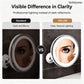 🔥50% OFF! 💄10X Magnifying LED Makeup Mirror, Suction Mounted Illuminated Mirror For Skincare & Cosmetic Application