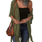 Women’s Oversized Knit Cardigan – Lightweight Crochet Tassel Kimono for Spring & Summer 🌸