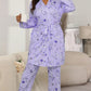 Comfy 3-Piece Pajama Set – Robe, Camisole & Long Pants
