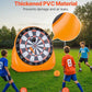 Inflatable soccer dartboard, giant soccer dartboard, comes with 2 soccer balls and air pump, can be set up in 3 minutes, ideal for large garden games.