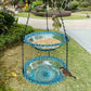 ☀️ LIMITED-TIME 50% OFF! 🐦 Solar Cascade Hanging Bird Bath Fountain – Wire-Free, Cascading Water, Garden Decor ✨