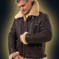 🔥 Hot Sale🔥SHEEPSKIN BOMBER JACKET