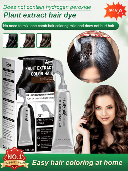 🔥Buy 1 Get 1 Free🔥Fruit Essence Hair Dyeing Comb