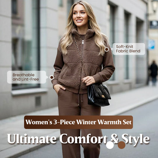 🔥Limited-time offer – 3-Piece Warm Knit Lounge Set That Keeps You Cozy, Chic & Confident All Day ❄️