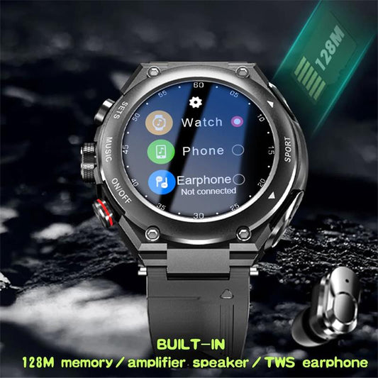 🎁Sports Smartwatch with Wireless Earphones (Works with iPhone & Android)