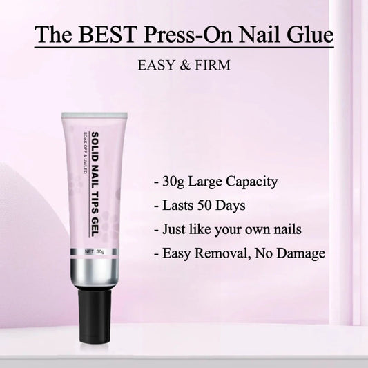 🎉Hot Sale 50% OFF🎉Magic Solid Nail Glue Kit 3-In-1 Nail Art Kits