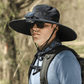 🔥Summer Promotion 50% OFF💥Wide Brim Solar Fan Outdoor Fishing Hat-Solar & USB Charging
