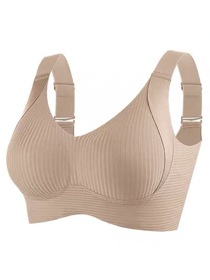 🎁time-limited offer！Buy 1 Get 2 Packs💕Women's Ribbed Push Up Adjustable Wireless Bra