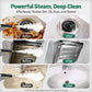 💨 Portable Handheld Steam Cleaner – 10 Accessories 🛠️, Adjustable Levels ⚙️, Fast Heat-Up 🔥 – For Kitchen 🍳, Bathroom 🚿, Tile 🧱 & Car 🚗