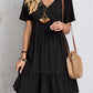 🎁Hot Sale 50% OFF⏳Retro V-neck Loose Casual Dress✨