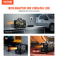 8 kW diesel heater, 12 V/24 V all-in-one diesel air heater, Bluetooth app control, remote control and display, CO alarm, rapid heating
