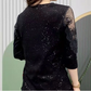 🔥2 pieces free shipping🔥【M-4XL】New versatile diamond lace blouse for all body types