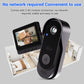 Wireless doorbell camera 🏠 | 1080P HD & 170° super wide angle 📹 | 4.3-inch screen 📱 | IPX65 waterproof 🌧️ | Clear night vision 🌙 – Always in view!