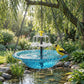 ☀️ LIMITED-TIME 50% OFF! 🐦 Solar Cascade Hanging Bird Bath Fountain – Wire-Free, Cascading Water, Garden Decor ✨