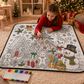 🎄Christmas Essentials ✨ DIY Christmas Drawing Blanket with 24 Washable Markers
