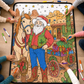 🎄Christmas Essentials ✨ DIY Christmas Drawing Blanket with 24 Washable Markers