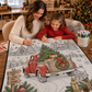 🎄Christmas Essentials ✨ DIY Christmas Drawing Blanket with 24 Washable Markers