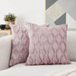 📢📢50% OFF !! ⏰Soft Plush Cushion Cover with Embroidered Geometric Diamond Pattern Minimalist Solid Color Throw Pillow