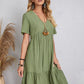 🎁Hot Sale 50% OFF⏳Retro V-neck Loose Casual Dress✨