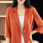 ✨ Thin Ice Silk Blazer for Women